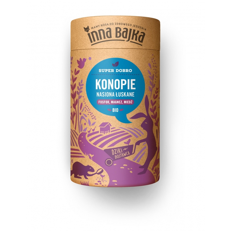 KONOPIE NASIONA ŁUSKANE BIO