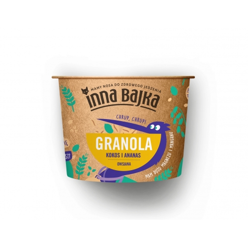 GRANOLA OWSIANA KOKOS I ANANAS 60g