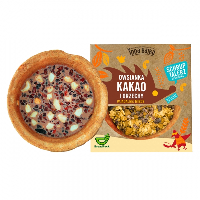 OWSIANKA KAKAO I ORZECHY W JADALNEJ MISCE
