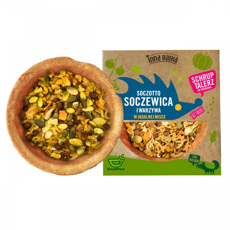 SOCZOTTO SOCZEWICA I WARZYWA W JADALNEJ MISCE