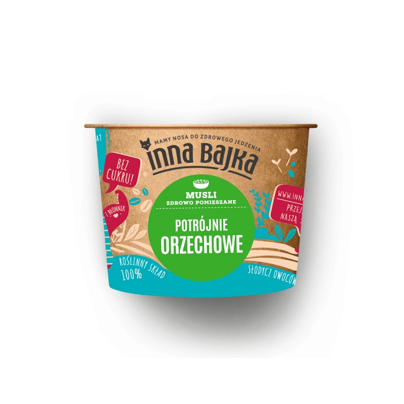 MUSLI POTRÓJNIE ORZECHOWE